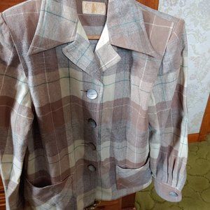 Never Worn 1950s Womens Pendleton Plaid '49er Jacket